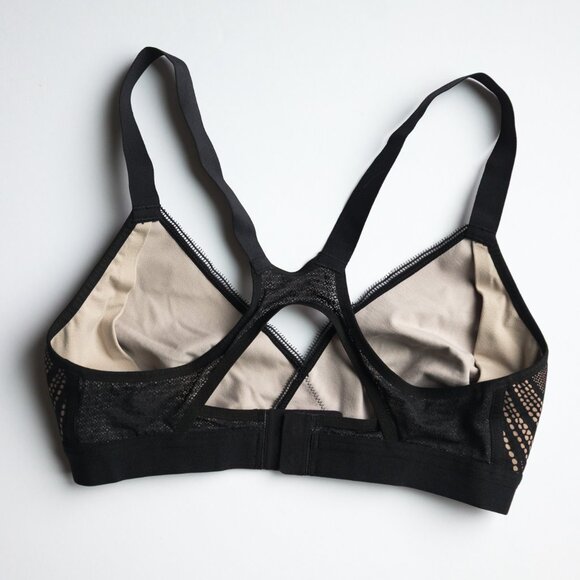 Lululemon Awake to Lace Bra Black / Barely Beige - Size 32D - Picture 2 of 11